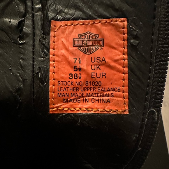 Harley-Davidson Chunky Platform Boots **Please read description & see all pics** - Picture 3 of 16